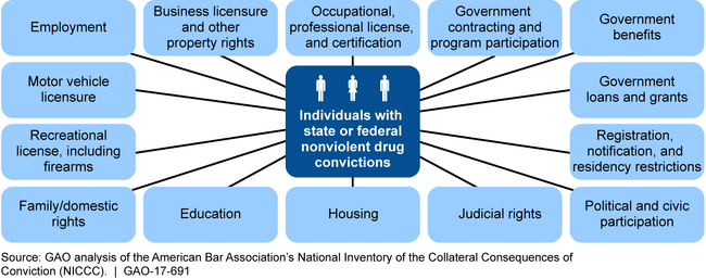 Aspects of an Individual's Life That Can Be Affected by Federal Collateral Consequences for Nonviolent Drug Convictions, as Identified by the NICCC
