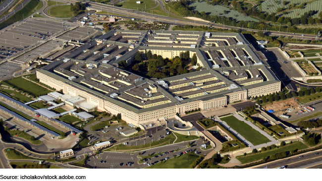 Aerial view of the Pentagon Aerial view of the Pentagon