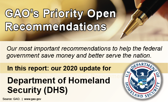 DHS priority recommendation graphic