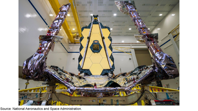 A large telescope under construction