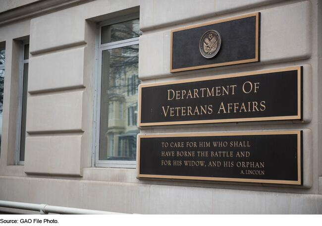 The Department of Veterans Affairs headquarters. 