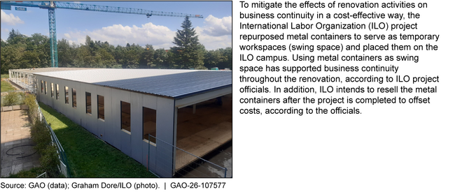 Temporary UN Workspaces Support Continued Operations During Construction