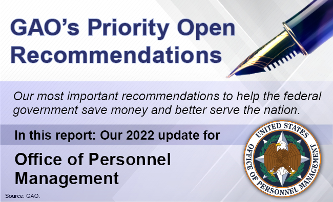 Priority Open Recommendations: Office of Personnel Management . GAO