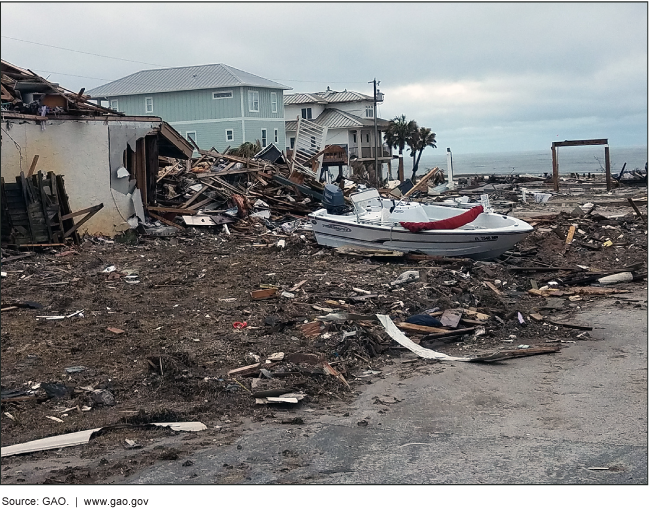 Hurricane Michael damage