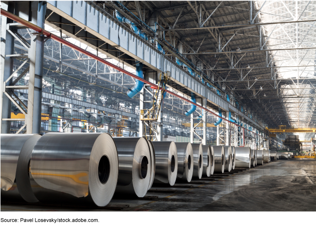 interior of a factory