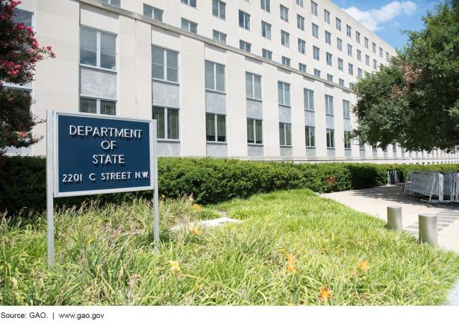 This is a photograph of the Department of State headquarters building.