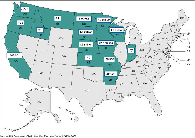 Over 50 million birds were killed because of the 2014 outbreak of highly pathogenic avian influenza.