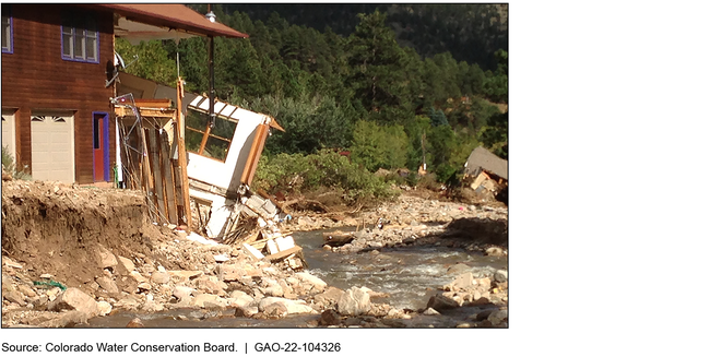 Flood Damage to Homes in Colorado, 2013