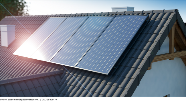 Figure 1: Residential Rooftop Solar Panels
