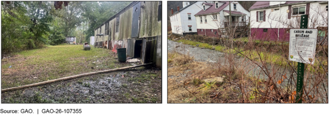 Homes Without Wastewater Services in Alabama and West Virginia in 2024