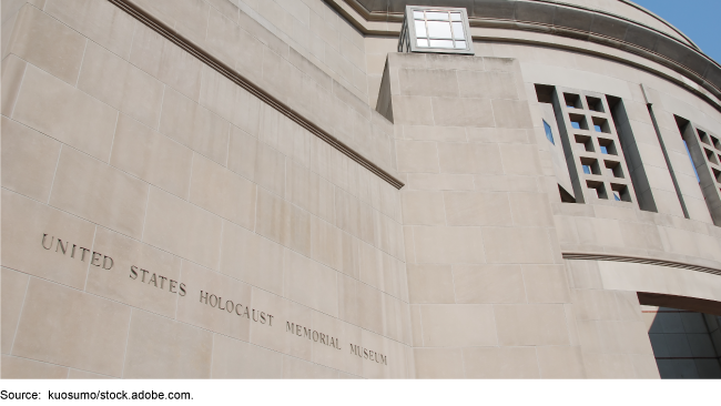 Exterior of the United States Holocaust Memorial Museum Exterior of the United States Holocaust Memorial Museum