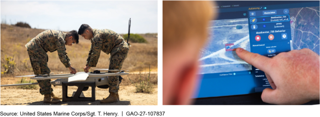 U.S. Marine Corps Service Members Conduct Training Using an Artificial Intelligence-Enabled System