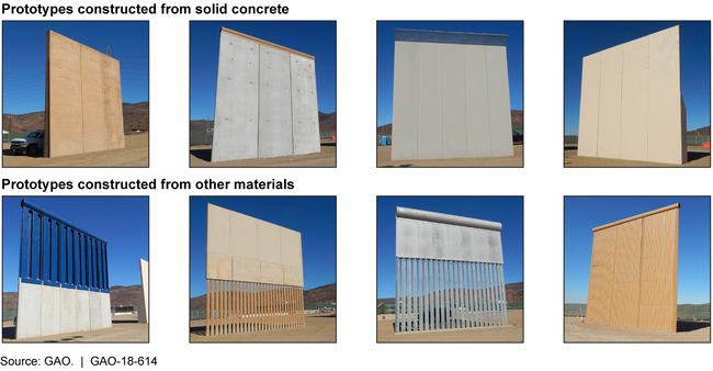 U.S. Customs and Border Protection's Barrier Prototype Designs