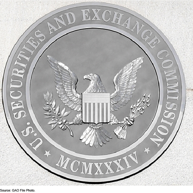 A photo of the U.S. Securities and Exchange Commission seal