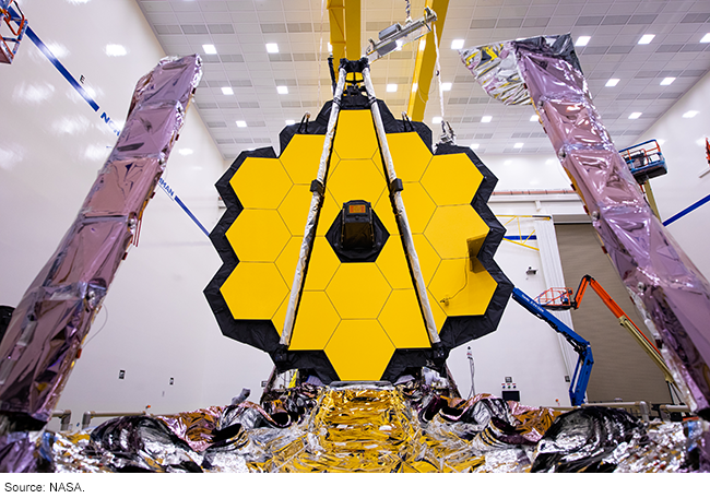 A giant telescope under construction