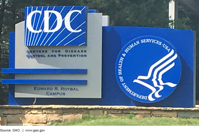 Photo of CDC headquarters.