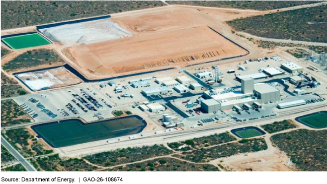 An overview photograph of DOE's Office of Environmental Management's site in New Mexico called the Carlsbad Field Office. An overview photograph of DOE's Office of Environmental Management's site in New Mexico called the Carlsbad Field Office.