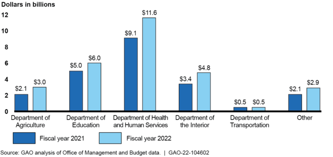 Proposed Funding for Programs That Benefit Native Americans, Fiscal Years 2021 and 2022 President's Budget