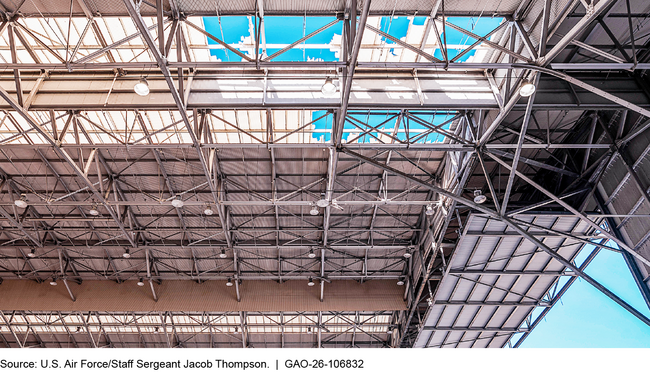 Broken Aircraft Hangar Roof Tiles on Joint Base Pearl Harbor-Hickam