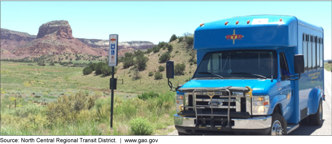 Bus at bus stop