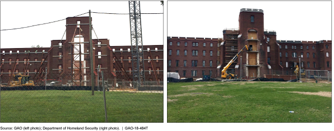 Photos of Center Building at St. Elizabeths