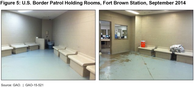 Figure 5: U.S. Border Patrol Holding Rooms, Fort Brown Station, September 2014