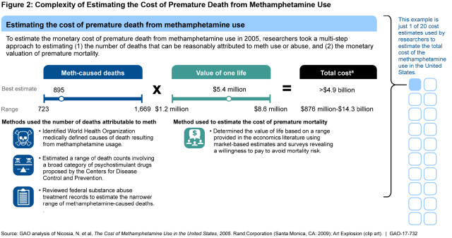 Figure 2: Complexity of Estimating the Cost of Premature Death from Methamphetamine Use