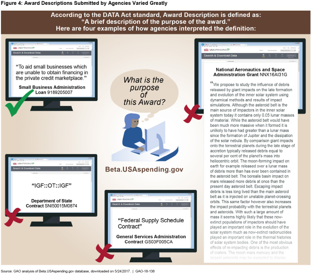 Figure 4: Award Descriptions Submitted by Agencies Varied Greatly