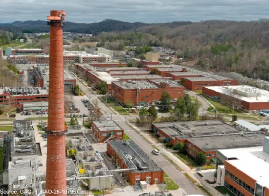 Deparment of Energy's Oak Ridge Site