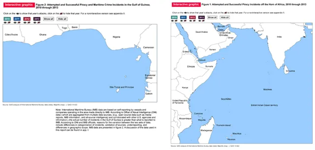 Attempted and Successful Piracy and Maritime Crime Incidents 2010-2013