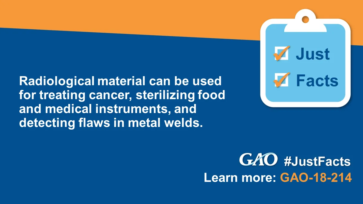 GAO radiological Fact Card