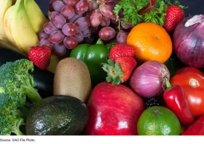 Photo of fruit and vegetables