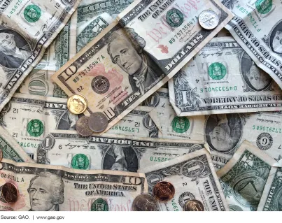photo of a pile of money