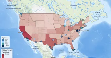 INTERACTIVE GRAPHIC: Locations of Federal, State, and Local Drug Analysis Laboratories