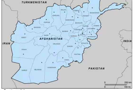 Map of Afghanistan