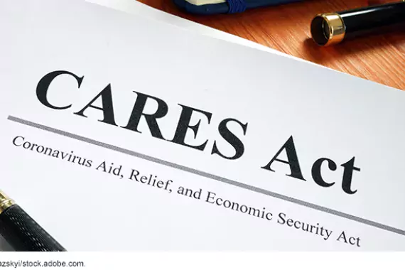 Illustration of the CARES Act legislation