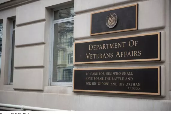 The Department of Veterans Affairs headquarters. 