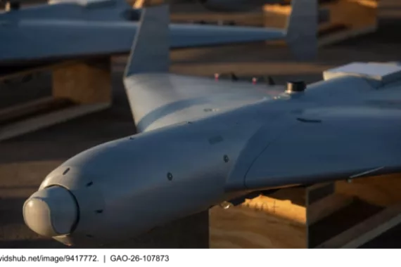 Low-cost Unmanned Combat Attack System (LUCAS) drones on the tarmac