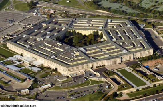 Aerial view of the Pentagon 