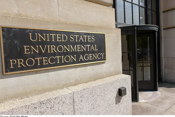 Environmental Protection Agency building entrance
