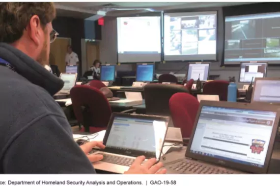 Photo Showing the Homeland Security Information Network, One Example of a Federal System Using Cloud Services