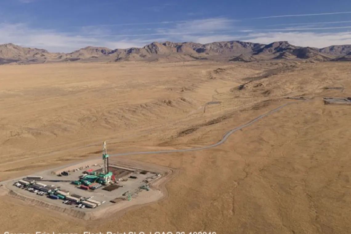 A photo of the Utah Frontier Observatory for Research in Geothermal Energy.