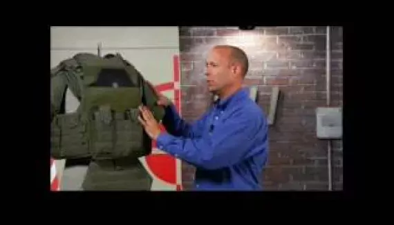 Demonstration of Difference Between Soft Concealable and Tactical Body Armor